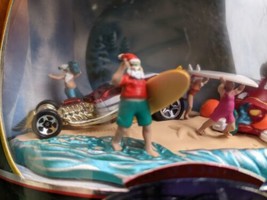 2001 HOT WHEELS SANTA SURF ROD CHRISTMAS ORNAMENT - £13.54 GBP
