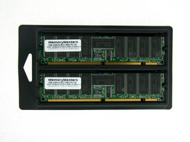 2GB 2X1GB Mémoire 128X72 168PIN PC133 6NS 3.3V Ecc Reg Sdram Ram Dimm - £56.32 GBP