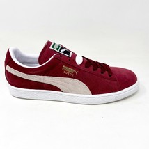 Puma Suede Classic + Cabernet White Mens Sneakers 352634 75 - £54.31 GBP