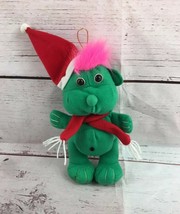 Rare Vintage Jaisy Santa Hat Christmas Troll? Plush Stuffed Animal Toy - $13.86