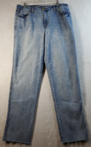 Seven7 Jeans Womens Size 8 Blue Denim Cotton Pockets Medium Wash Flat Front Logo - £12.40 GBP