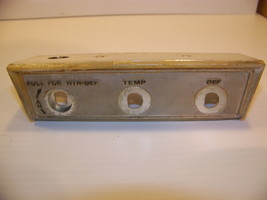 1963 Plymouth Valiant Heater Controls Bezel Oem #2290932 - £52.95 GBP