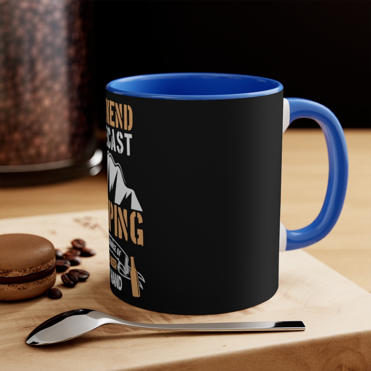 Stay Warm and Show Off Your Style with Our Colorful Camping Mug: 'Weekend Foreca - £17.81 GBP