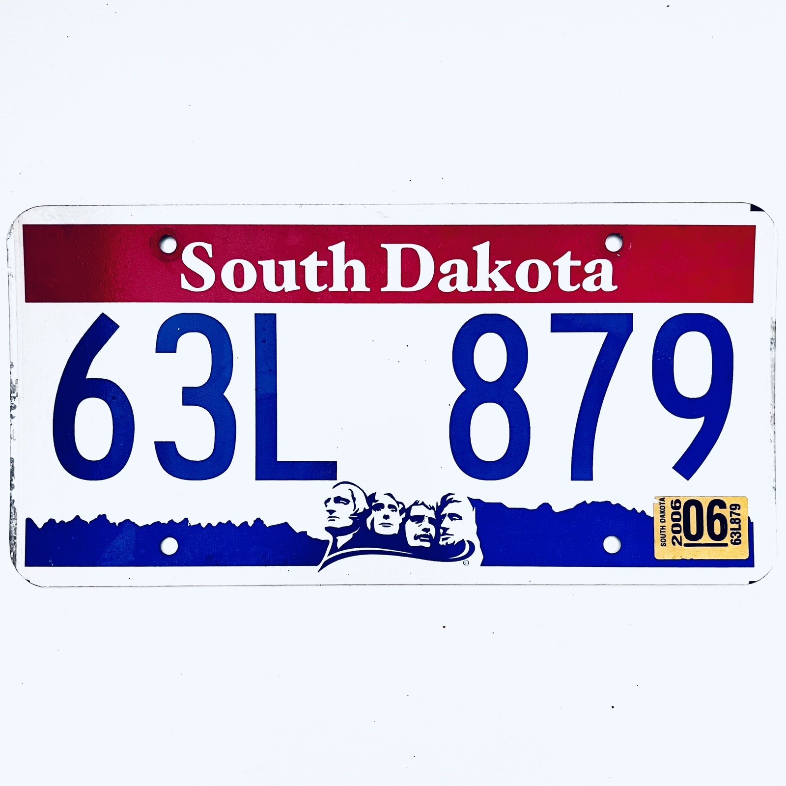 2006 United States South Dakota Mount Rushmore Passenger License Plate 6... - $11.87