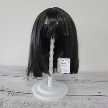 Creamily false hair Short black hair, adjustable size, light and breathable - £33.11 GBP
