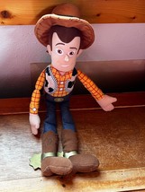 Disney Pixar Toy Story Plush WOODY Cowboy Floppy Stuffed Character Doll – - £8.88 GBP