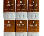 6X Native Limited Edition Spiked Eggnog  Deodorant Mini Travel Size .35 ... - £15.88 GBP