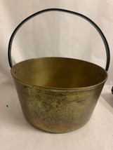 Heavy Antique Brass Jam Pan, Cooking Pot, Vintage Georgian, preserving Jam Po... - £395.59 GBP