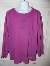 Life is Good Good Kids LOL Purple Long Sleeve Size M Girl&#39;s EUC - £12.05 GBP