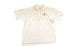 Vtg Walt Disney World Mens Embroidered Mickey Mouse White Golf Polo Sz L... - £12.00 GBP