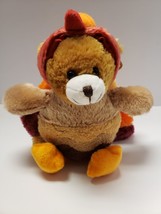 Plush Bear with Turkey Outfit - March of Dimes with tag – 8 Inches - £6.33 GBP