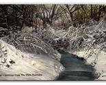Winter Greetings Fromt the White Mountains New Hampshire NH UNP DB Postc... - £3.17 GBP
