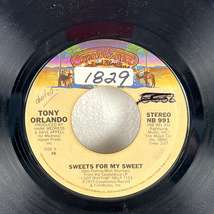 Tony Orlando - Sweets For My Sweet 7" Single Record 1979 Casablanca Pop ... - $4.74