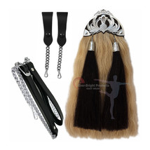 Original Long Horse Hair Dress Sporran With Unique Enamel Cantel - $181.49