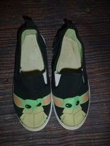 Mandalorian Grogu Baby Yoda Girls Boys Slip-on Shoes Size 13 - £8.76 GBP
