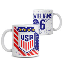 Lynn Williams #6 USWNT Soccer FIFA Women&#39;s World Cup 2023 Ceramic Mug  - £15.62 GBP+
