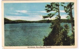 Middleton Nova Scotia Postcard Lake Trees Landscape PECO - $2.06