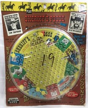 1966 Sheriffs Posse Vintage Steven Travel Board Game Moc Sealed Card Dime Store - £35.95 GBP