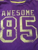 Old Navy Awesome 85 Vintage Style Football Maroon Red T-Shirt Youth L 10-12 - £11.15 GBP