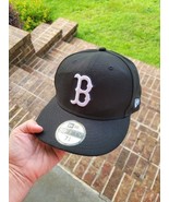 New Era 59 Fifty Men Women Cap Boston Red Sox MLB Basic Black White Fitt... - $37.73 CAD