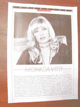 Article about Monica Vitti actress Michelangelo Antonioni-
show original titl... - £10.65 GBP
