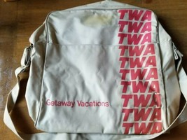 TWA Nylon Travel Bag Unisex Carry On Shoulder Tote Unused - £15.68 GBP