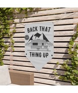 Back That Thing Up Camper Trailer 100% Wild Pennant Vinyl Banner with Gr... - £38.03 GBP+