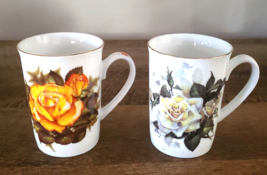 OTAGIRI Mugs American Rose Garden 1995 Paul Sweany Peace Rose &amp; White Knight - £17.57 GBP