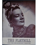CARMEN MIRANDA PLAYBILL SIGNED - 1939 - The Streets Of Paris  w/coa - $589.00