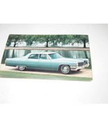 VINTAGE 1965 CADILLAC SEDAN DE VILLE - BLUE  - POSTCARD- NEW-  SR72 - $3.75