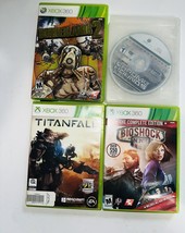 BioShock Infinite, Titanfall,  Borderlands 2,Xbox 360 - Complete CIB Set of 4 - £22.48 GBP