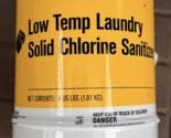 Lot of 2 Ecolab 6100975 Low Temp Laundry Solid Chlorine Sanitizer 4lbs Each - $130.00