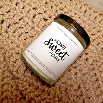 Home Sweet Home Scented Soy Candle | Cozy And Relaxing Aroma | 7oz | Perfect - £15.79 GBP