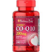 Puritan&#39;s Pride Q-SORB Co Q-10 200 mg - 240 Rapid Release Softgels..+ - £55.38 GBP