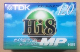 TDK MP120 Hi-8 Video Cassette - £10.72 GBP