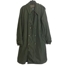 Cockpit USA Field Coat Trench Jacket Green with Belt Size Large - $171.15 CAD