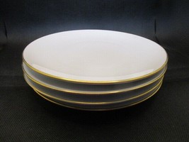KPM Porcelain Berlin URBINO Decor Gold Rim Trude Petri 4 salad luch plates 1930s - £62.38 GBP