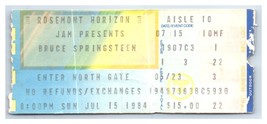 Bruce Springsteen Concert Ticket Stub Juillet 15 1984 Chicago Illinois - £72.85 GBP