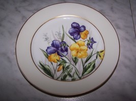 1876 1881 cfh charles field haviland decorative desert dish plate  pansy  7.5w thumb200