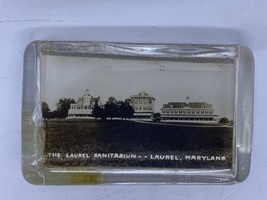 1910s Maryland Laurel Sanitarium Insane Asylum Real Photo Paperweight Me... - £26.05 GBP