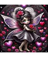  Gothic Valentine Fairy Clip Art 100 JPG Digital Download Bundle VOL 2 - $2.99