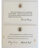 Vintage 1982 White House Ronald Reagan &amp; Gerald Ford Betty Ford Birthday... - $49.99