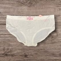  VICTORIA&#39;S SECRET PINK L White Pink DOG PRINT RARE VINTAGE HIPSTER PANTIES - $56.32 CAD