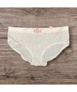  VICTORIA&#39;S SECRET PINK L White Pink DOG PRINT RARE VINTAGE HIPSTER PANTIES - $737.70 MXN
