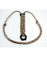 Adj. Fire Starter Necklace With Xtra Camo Fish &amp; Fire 550 Paracord Survi... - $10.39