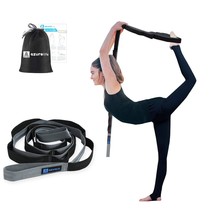 Premium Durable Cotton Stretch Strap With 10Or12 Loops, Non-Elastic Yoga... - £16.01 GBP