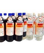 12 X MIX 6 Dark &amp; 6 Clear Danncy Pure Mexican Vanilla Extract 33oz 1Lt E... - $1,300.86 MXN