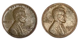 1954 D and S Lincoln Wheat Cents Lot of 2 US Coins Penny - $1.49