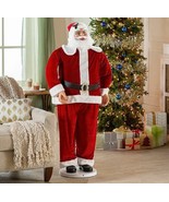 ANIMATED DANCING SANTA CHRISTMAS HOLIDAY 5 FT Indoor Prop, He Moves to t... - £199.01 GBP