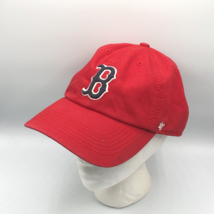 Boston Red Sox B Logo Red Franchise Hat Cotton 47 Brand Cap Size Large - $368.68 MXN